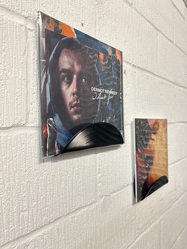 Upcycled vinyl shelf - vinyl,