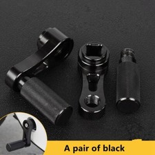 2Pcs Foot Rest Pegs Pedals Bike Crank Pedal CNC Black