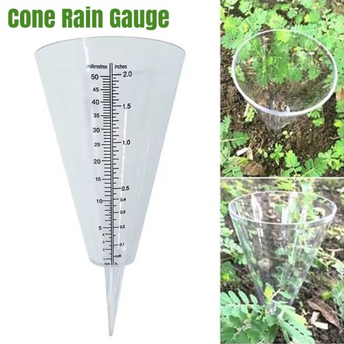 Cone rain gauge - gauge, measurement