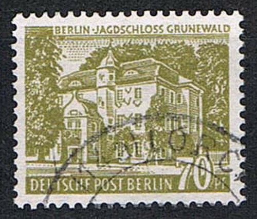 Berlin 123 stamped 25 - mi., 25,-
