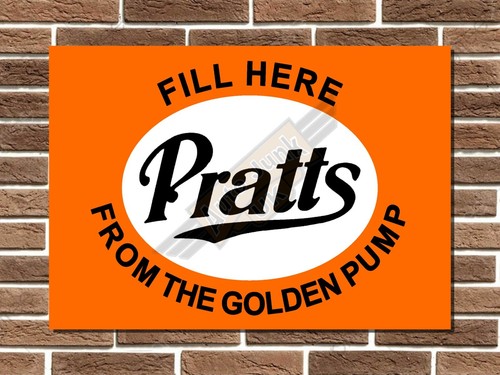 Pratts metal sign garage - metal,