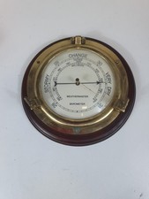 Brass Port Hole Barometer