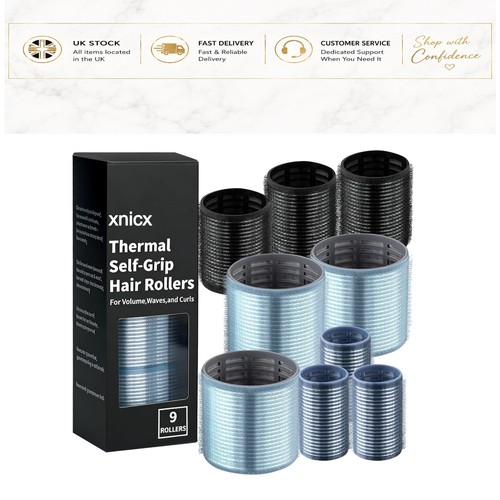 Travel friendly 9pc hair - 9pc,