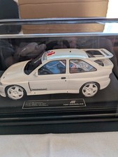 1/18 FORD ESCORT RS COSWORTH KEN BLOCK TEST CAR WHITE, TOP MARQUES. # 5 OF 500