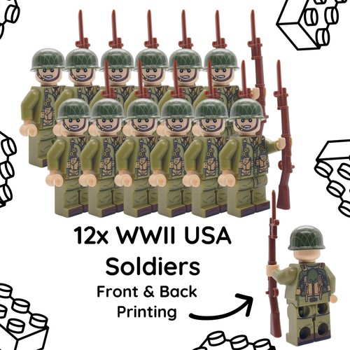 None lego ww2 usa soldiers - ww2,