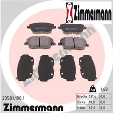 FRONT BRAKE PADS SET LEFT &