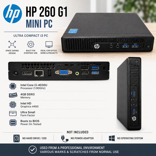 260 mini intel core - hp, pc