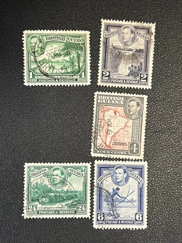 British guiana stamp - british,