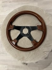 Vintage Wooden Steering Wheel 