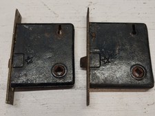 Antique Set of 2 Star Lock