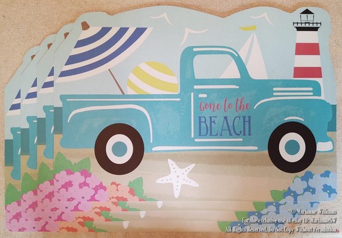 New vinyl placemat summer - placemat,