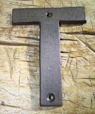 Cast Iron Industrial LETTER T