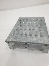 Beautiful large hand crafted free standing galvanized heavy duty Shredder/grater
