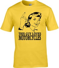 Motorcycles Mens T-Shirt Motorbike Bike Mechanic Motor Petrolhead Garage MC Gift