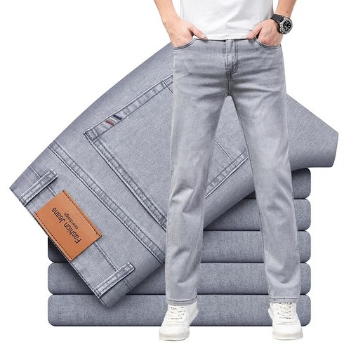 Men summer cotton jeans - men’s,