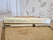CLINIQUE Quickliner for Brows with Spoolie Brush Full Size Dark Espresso New