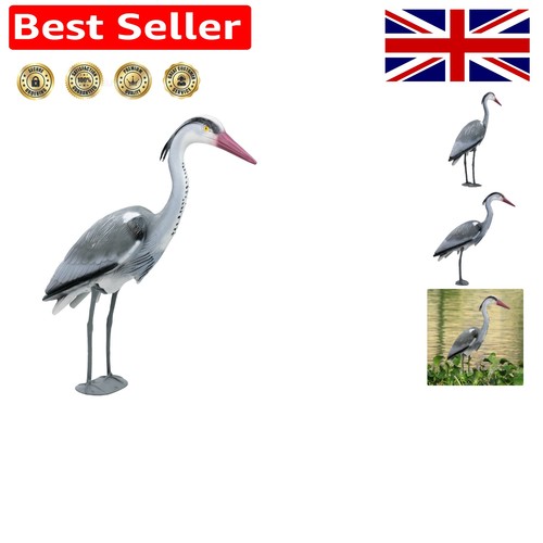 Decoy heron pond and - heron,