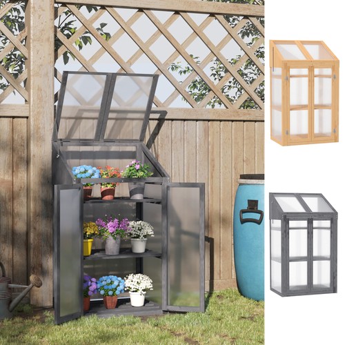 Wood greenhouse cold frame - frame, w/