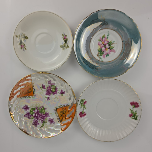 Vintage mismatched china - vintage,