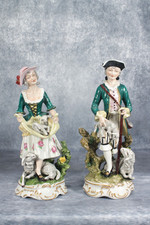 Antique Dresden Crossed Swords