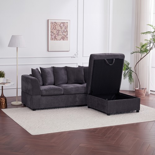 Chenille shaped seater - l,