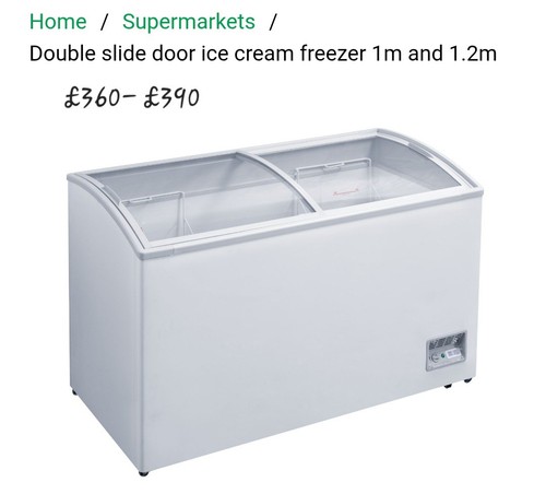 Ice cream freezer - for, display