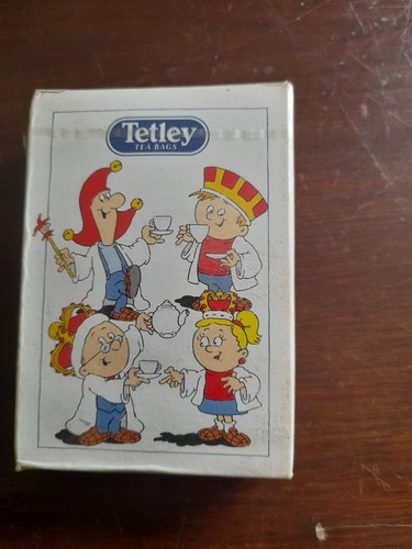 Tetley tea bags playing - bags, cards