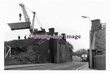 pu1555 - Edlington , Removal of Railway Bridge - Yorkshire - print 6x4