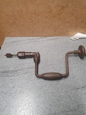 Vintage Antique Manual Hand Belly Crank Brace Drill
