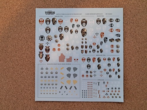 Legio krytos transfer sheet - legio,