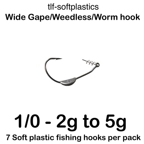 Weighted wide gape - 1/0,
