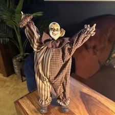Vintage Poseable Clown Doll