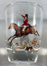 Vintage Shot Glass Decorated