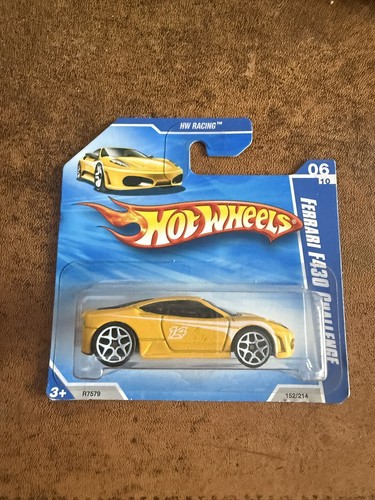 Hot wheels ferrari f430 yellow - ferrari,