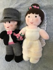Hand Knitted Bride and Groom