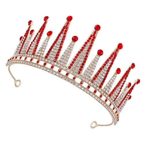 Baroque bridal crown with - baroque,