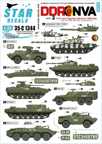Star decals c1344 35 - decals, 1:35