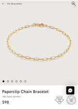 MONICA VINADER 18K Gold VERMIL