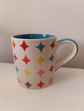 Whittard Of Chelsea Star Diamond Pattern Tea Coffee Mug Cup