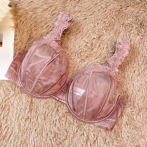 Big cup lace bra - cup, see