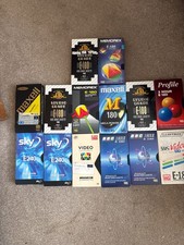 15 used Blank VHS Video