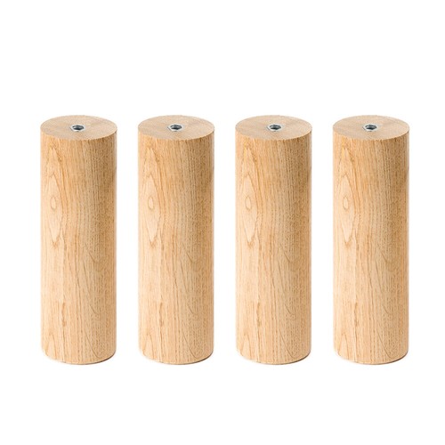 Solid oak 40mm cylinder - x,