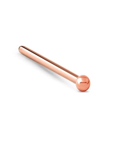 14k rose gold nose stud - rose,