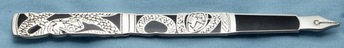 Parker duofold snake pen - parker, "snake