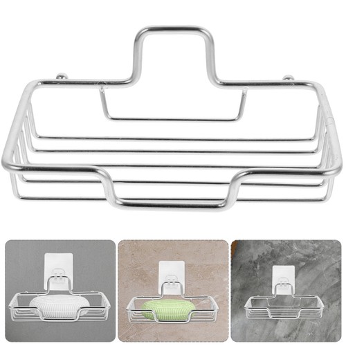 Stainless steel soap holder - steel,
