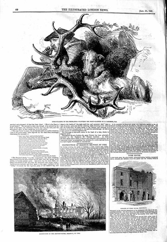 Original old antique - antique, print