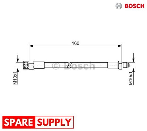Brake hose for cabrio - hose, vw
