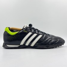 Adidas Adipure 11 Quester TF Mens Black Astro Turf Football Boot UK Size 9.5