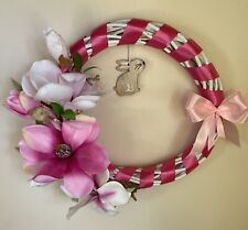 Hand made Easter Floral Wreath Pastel Eggs Spring Gift Mother’s Day