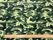 Printed Poly Cotton and Cotton